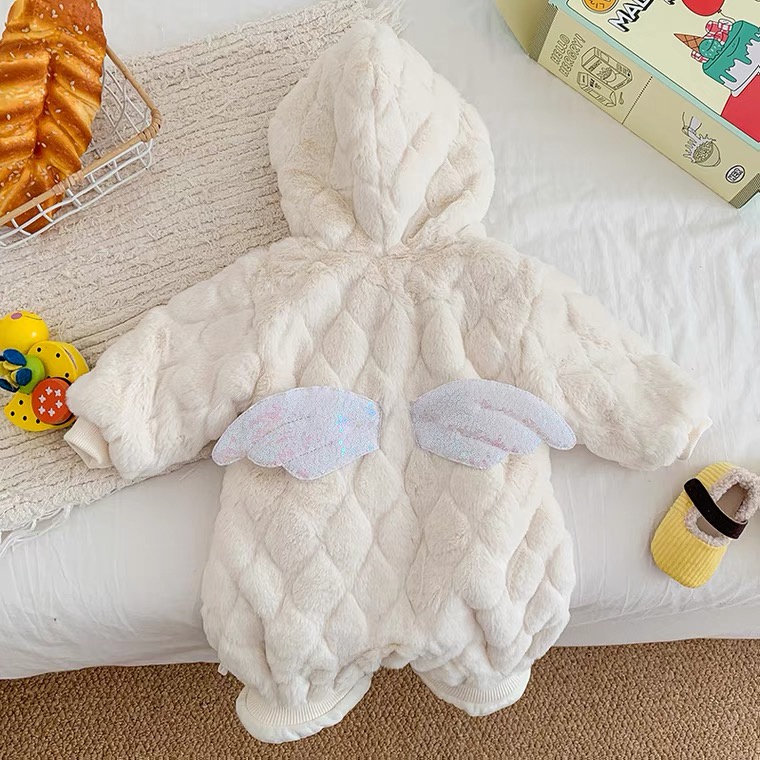 Babyfair. Bộ Áo Liền Quần Kiểu Hình Động Vật Dễ Thương Cho Bé