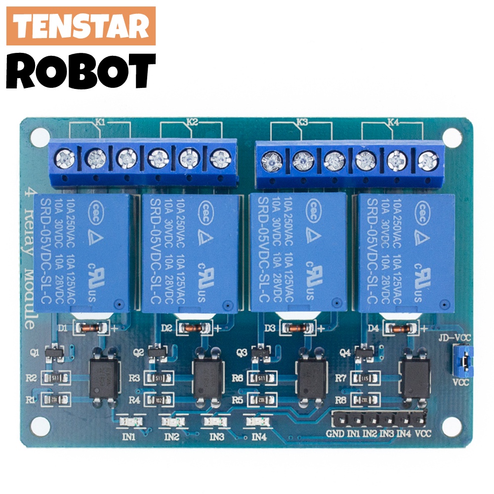 Mô Đun Rơ Le 5V 1 2 4 8 Kênh Kèm Rơ Le 1 2 4 8 Kênh Chuyên Dụng Cho ARDUINO