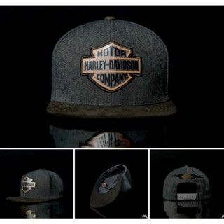 Nón Snapback Harley Jordan Puma cotton, da lộn Hàn Quốc cao cấp