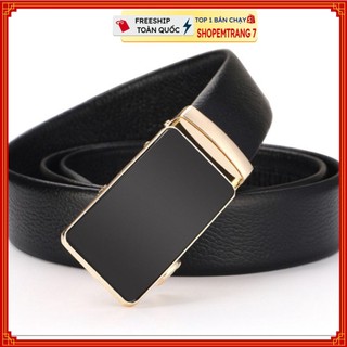 Thắt Lưng Nam LV Khóa Tự Động Dây Da Cao Cấp Dây Nịt Nam Da Bò 100% Hàng Hiệu Chính Hãng Mặt Bạc Nam Tính Chính Hãng GG
