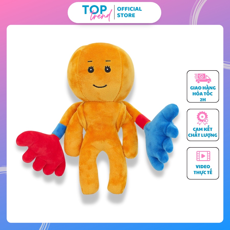 Player nhồi bông nhân vật game Poppy Playtime size 25cm, gấu bông cho bé - Top Trend