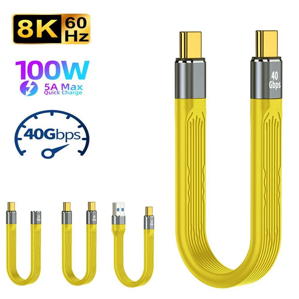 Cáp Sạc Nhanh USB C 40Gbps 20V / 5A Cho Điện Thoại / Laptop