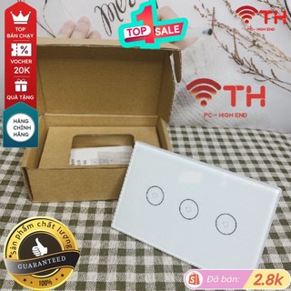 Công tắc Zigbee thông minh, cảm ứng mặt kính, điều khiển từ xa