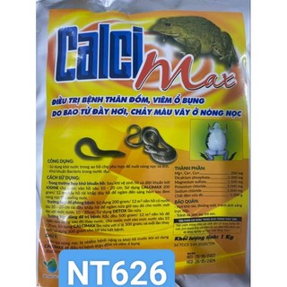 CALCI MAX - Ổn định môi trường nước, giảm sốc, bổ sung khoáng và phòng nấm thủy mi - Dùng cho Lươn, Cá, Ếch