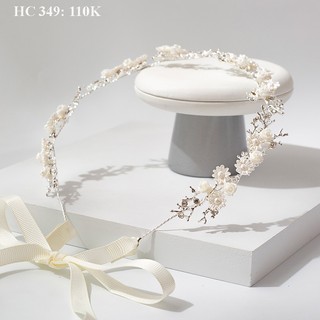 Phụ kiện cưới, dây cài tóc cho cô dâu ngày cưới