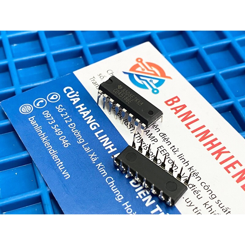 Combo 10 con CD4518BE, CD4518BD DIP16 IC