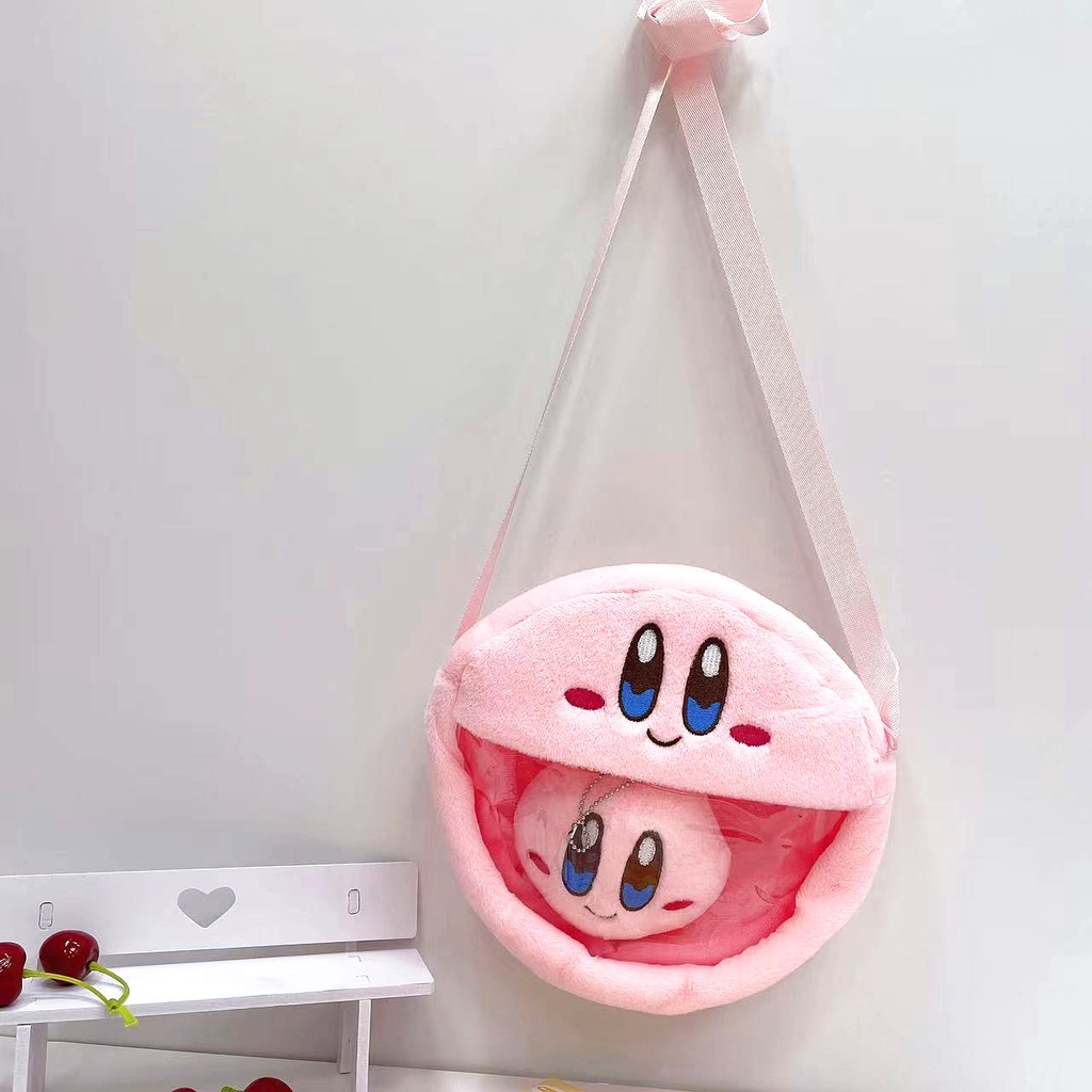 Túi Đeo Chéo Cỡ Lớn 20cm Hình Sanrio Disney Kuromi My Melody Cinnamoroll Dâu Tây Gấu Lotso Spongebob Kirby Nhật Bản Nhồi Bông Đáng Yêu