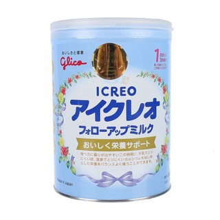 Sữa bột Glico Icreo bước 1 nội địa Nhật trọng lượng 820G cho Bé từ 9 đến 36 tháng - Tuổi Thơ Shop