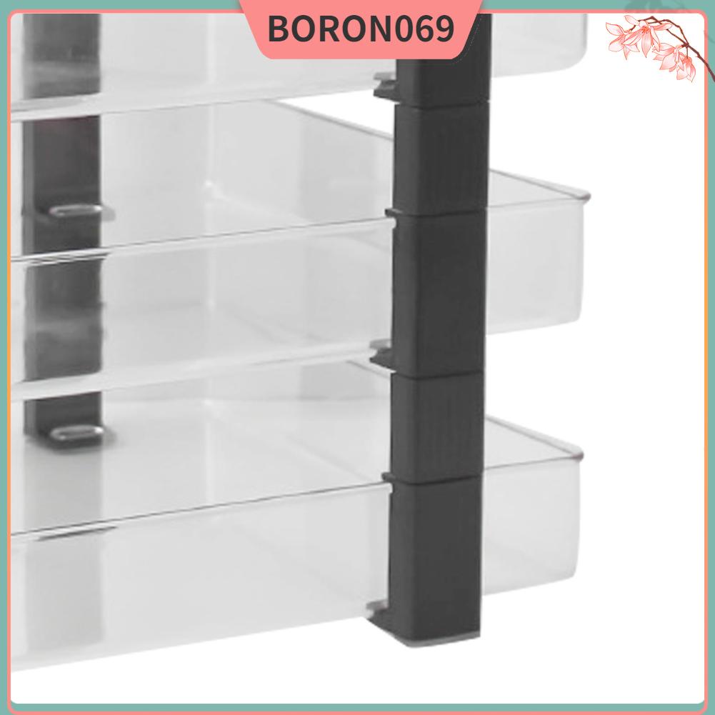 Boron069 Bàn làm việc Khay đựng hồ sơ Thư xếp lớp Giá đỡ văn phòng bằng acrylic lưu trữ