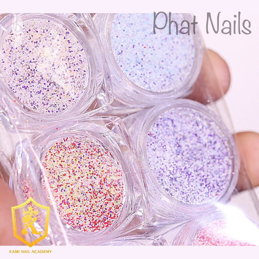 Set nhũ cát dạ 6 màu