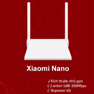 Bộ phát wifi Router wifi Xiaomi Nano R1CL,rom padavan,wifi 300 Mpbs,nhỏ gọn