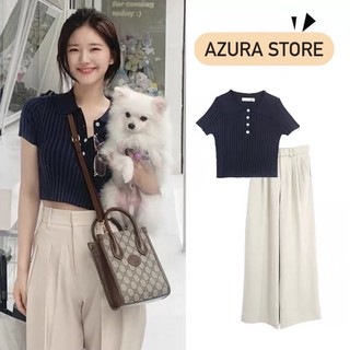 | Order | set áo crotop ngắn tay với quần xuông Triệu Lộ Tư trẻ trung năng động