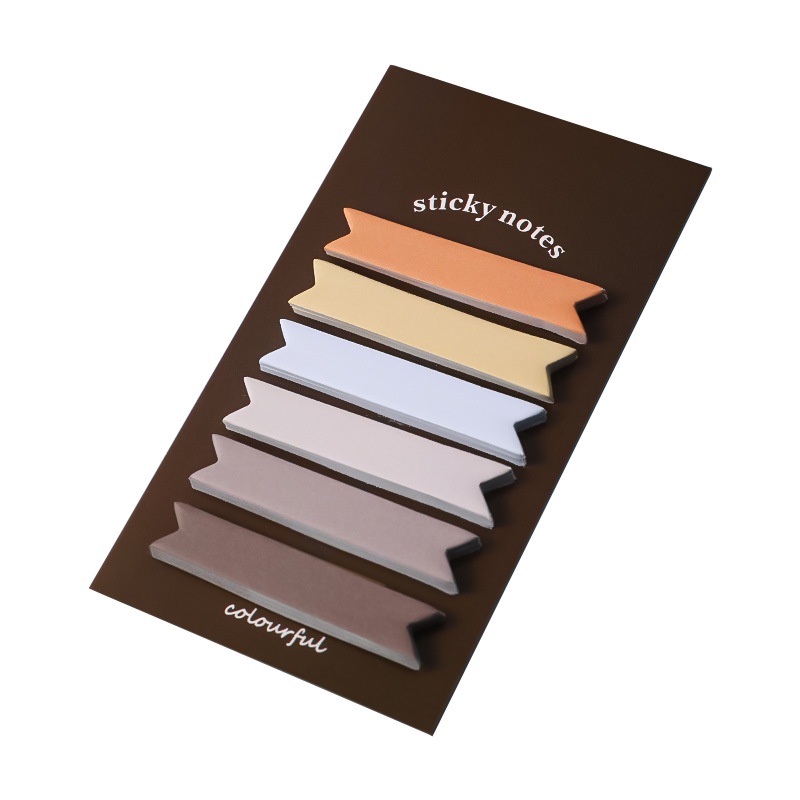 Imoda Set 120 Tờ Giấy Dán Ghi Chú Màu Gradient Sáng Tạo Dành Cho Học Sinh