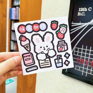 Sticker dán bình nước, trang trí siêu dễ thương