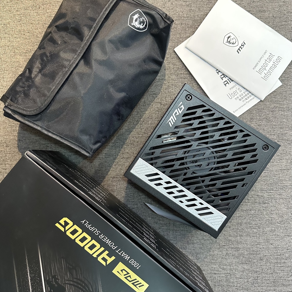 Nguồn máy tính MSI A1000G 1000w  Hàng chính hãng bảo hành 10năm