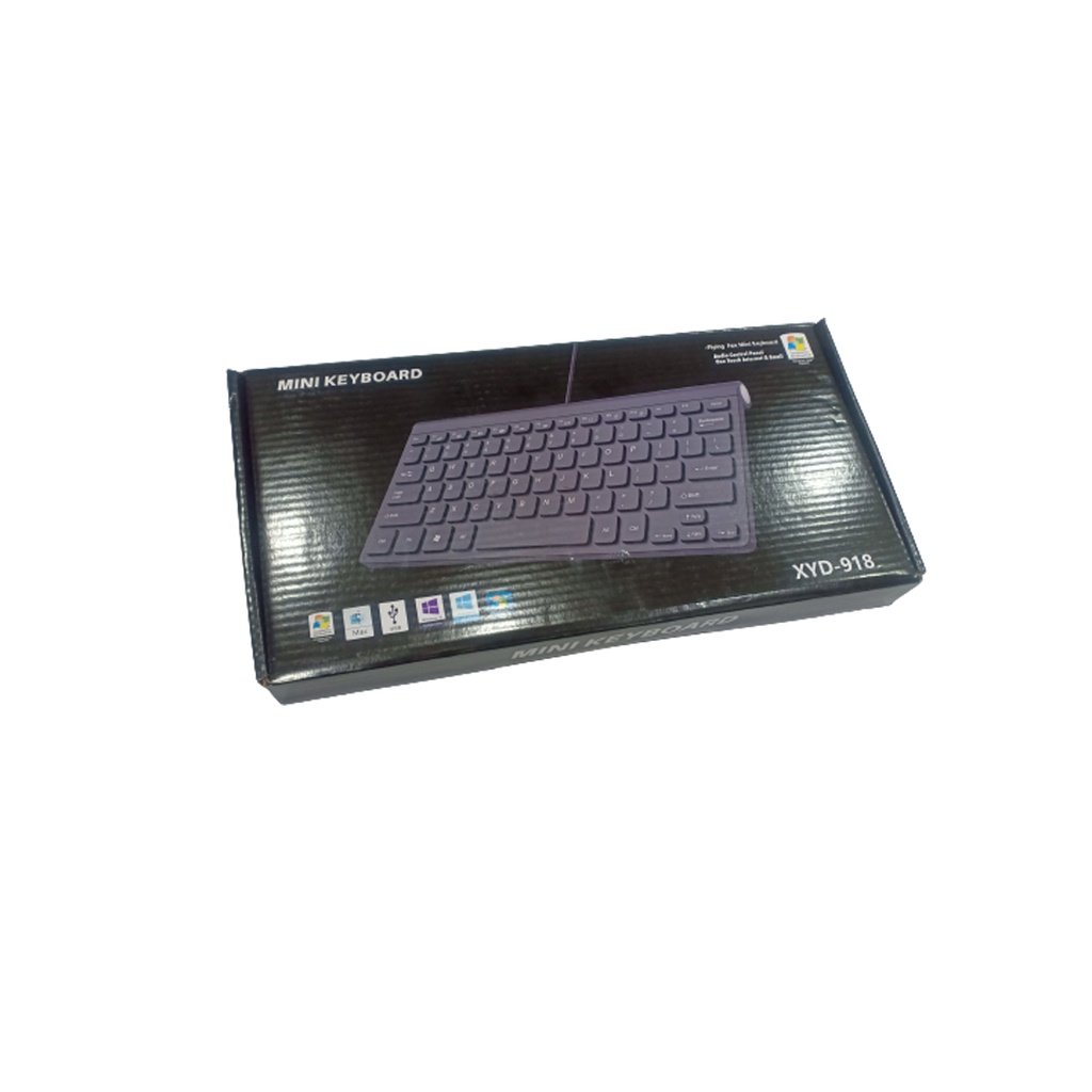 BÀN PHÍM MINI DÙNG CHO MÁY TÍNH LAPTOP XYD-918 KẾT NỐI CÓ DÂY BẰNG CỔNG USB