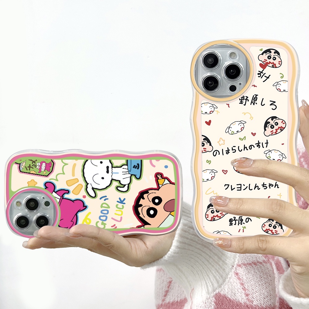 Ốp điện thoại hình cậu bé bút chì cho Samsung Galaxy S20 S10 FE Plus Ultra 5G