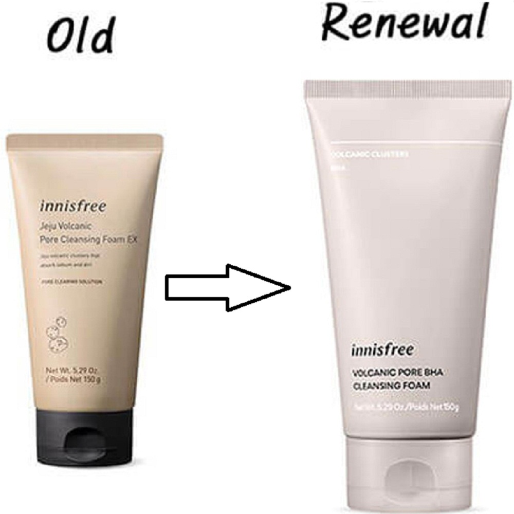 Sữa Rửa Mặt Innisfree than núi lửa Jeju Volcanic Pore Cleansing Foam 150ml, 100% chính hãng vov cung cấp và bảo trợ.
