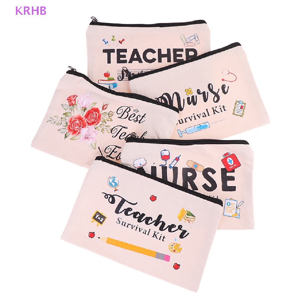 Krhb Túi Đựng Đồ Trang Điểm / Làm Quà Lễ Tạ Ơn / Giáng Sinh Mới