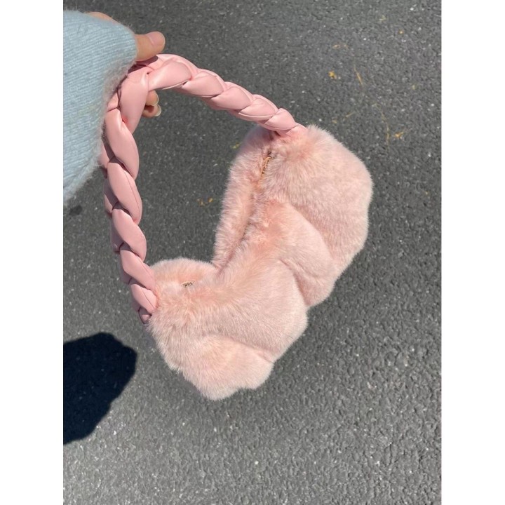 Túi xách lông nhung YADOU hình đám mây thời trang 2023 cho nữ