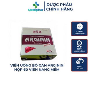 VIÊN UỐNG BỔ GAN ARGININ B COMPLEX EXTRA GIẢI ĐỘC GAN HỘP 60 VIÊN