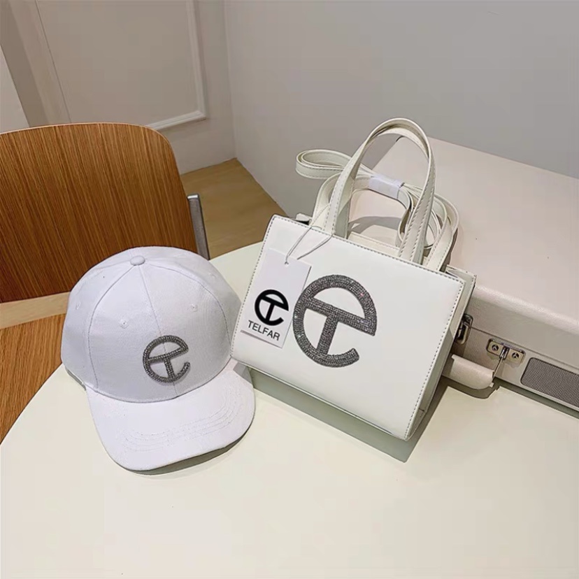 Túi xách nữ đeo chéo, hàng đẹp chất lượng cao cấp kèm mũ Telfar niche TF