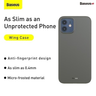 Ốp lưng siêu mỏng chống bám vân tay iPhone 12 Series Baseus Wing Case