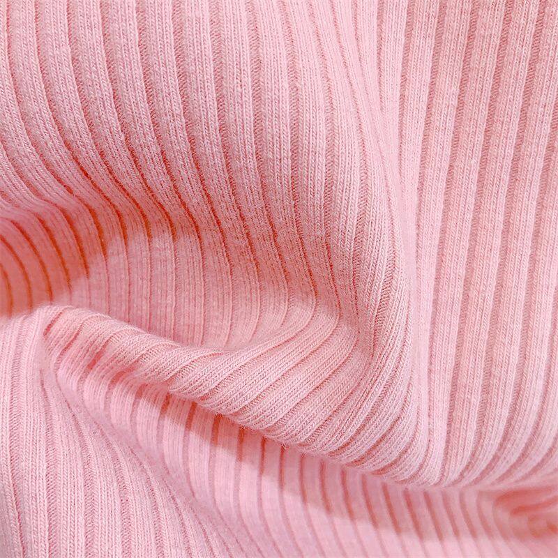 Áo Thun Tay Dài Dệt Kim Màu Trơn Đính Nơ Thời Trang Xuân Thu Xinh Xắn Cho Bé Gái 3-7 Tuổi