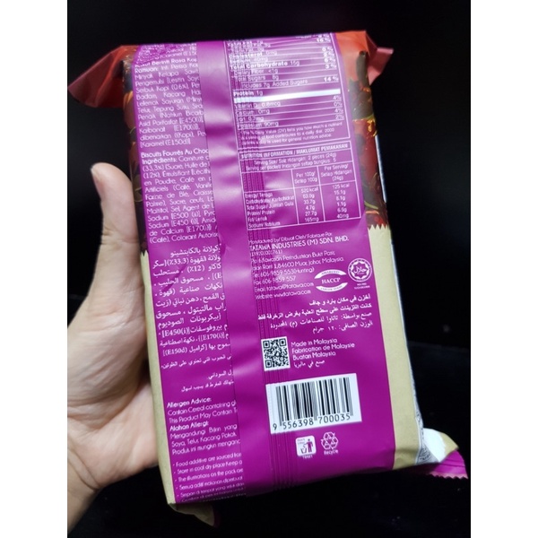 Bánh quy cappuccino Tatawa gói 120g