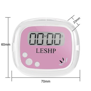 LESHP LCD 4 Digits Display Digital Magnetic Back Kitchen Timer Countdown Timer.