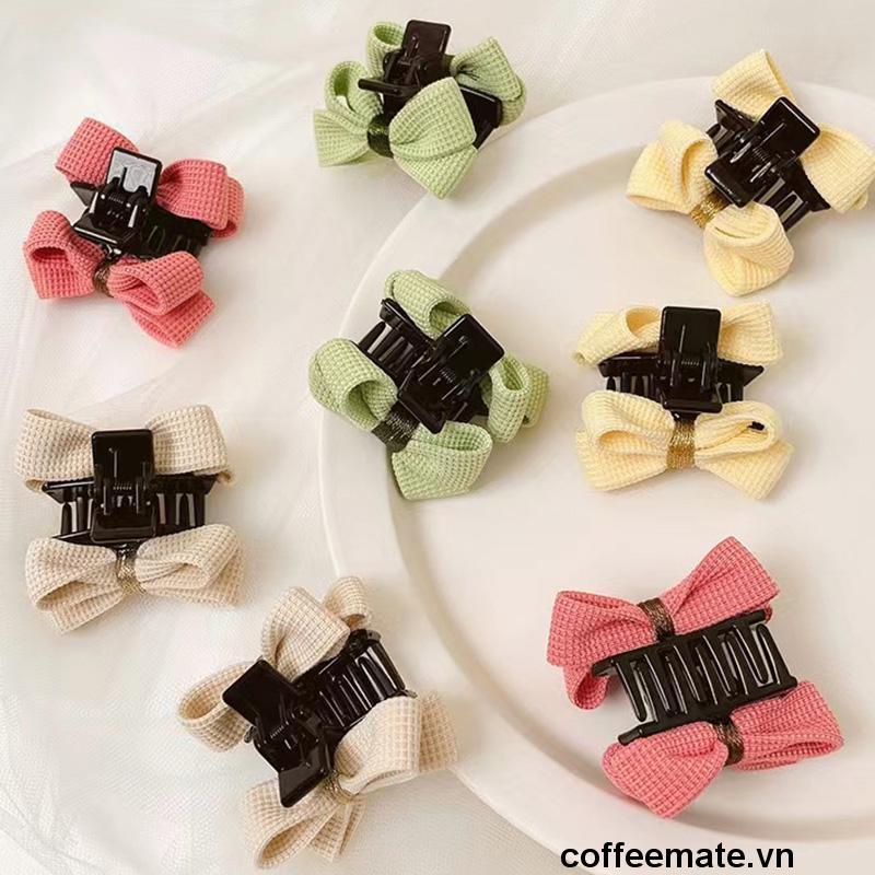 【coffeemate】⚡ Kẹp Tóc Hình Nơ Nhỏ Dễ Thương Thời Trang Dành Cho Nữ