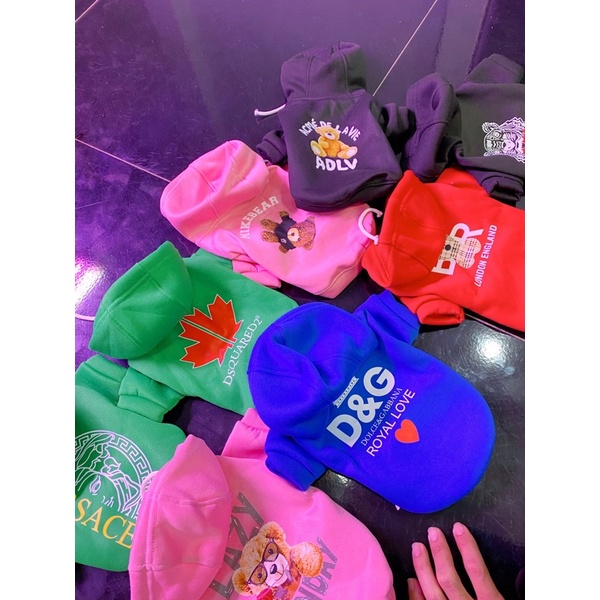 Áo nỉ hoodie cho cún cưng