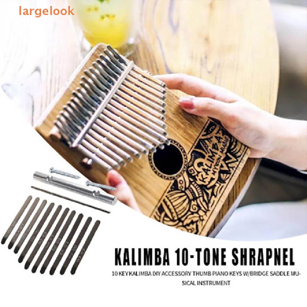 Cầu Đàn Kalimba 10 Phím Bằng Thép Thay Thế DIY