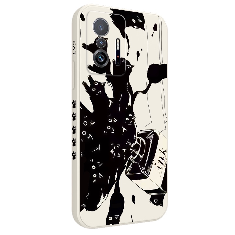 Ốp Điện Thoại Họa Tiết Mèo Dễ Thương Cho Xiaomi Mi 12T 11T 10T Pro Lite Mi 9T Pro