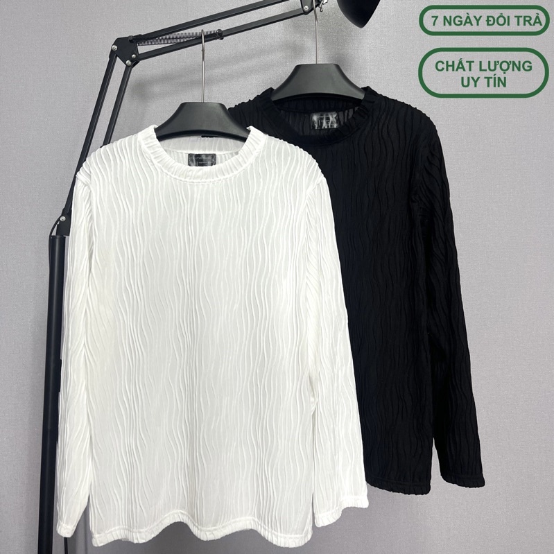 Áo thun Unisex tay dài sọc xoắn độc lạ FLO