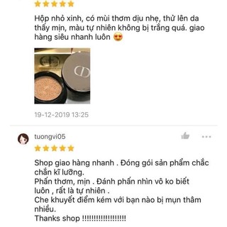 Phấn nước / cushion Dior mini 4g mỏng da che phủ cao
