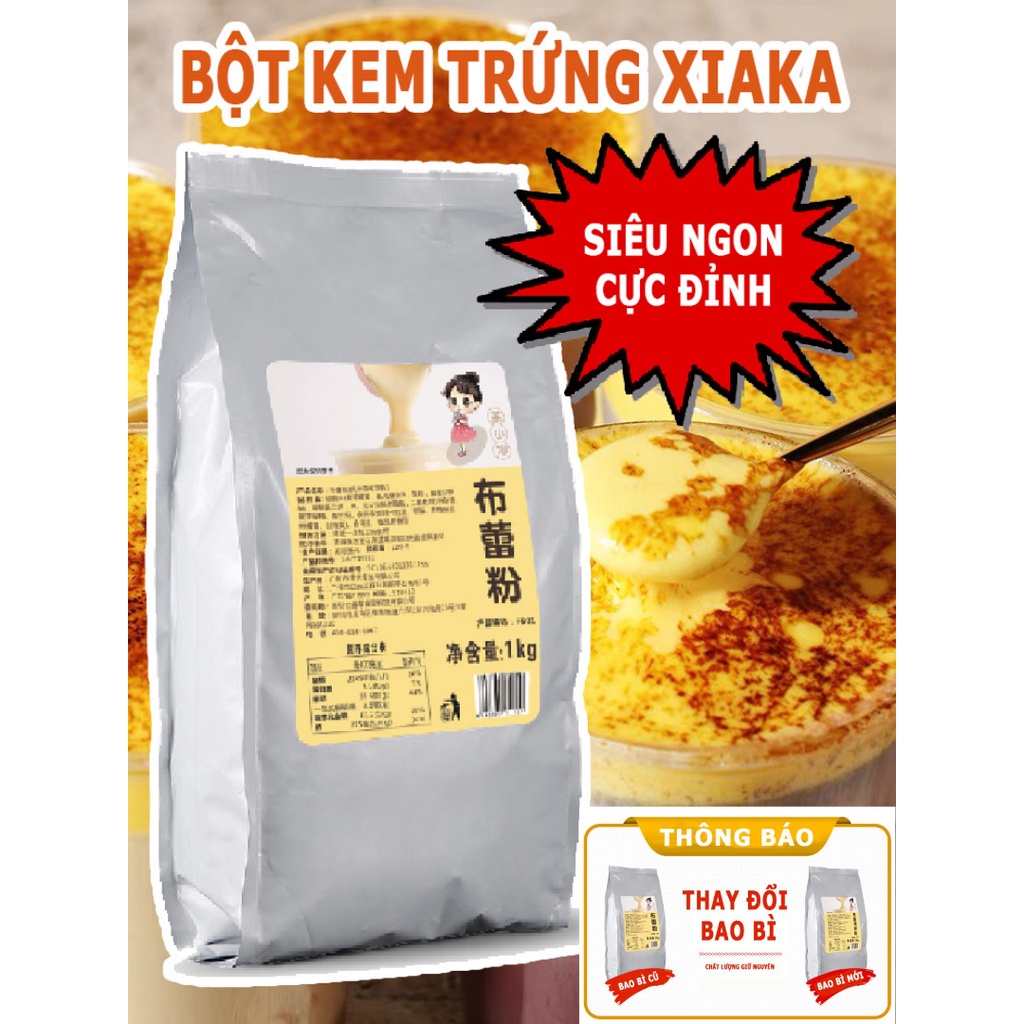 Bột kem trứng cô gái Xiaka 1kg