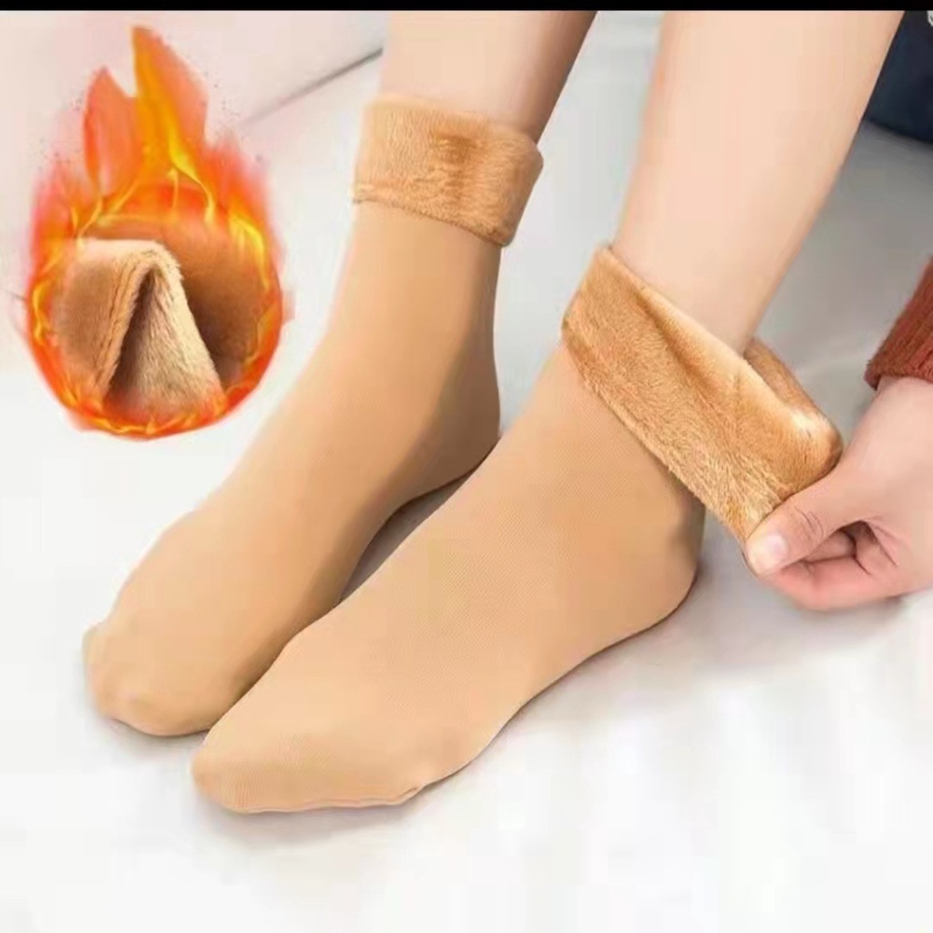 Tất lót lông giữ nhiệt siêu ấm xỏ vào phát ấm luôn T04