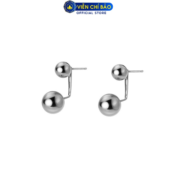 Bông tai tròn bi bạc new chất liệu bạc Thái 925 thời trang phụ kiện trang sức nữ Viễn Chí Bảo B000002