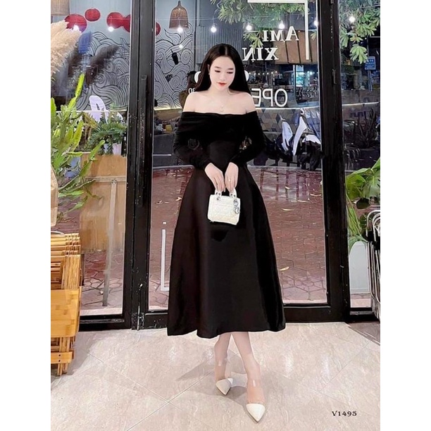 ĐẦM TRỄ VAI TAY DÀI BIGSIZE