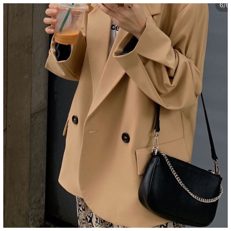 Mischa Túi Đeo Vai Ba Trong Một Bằng Da PU Màu Trơn Thời Trang Thường Ngày