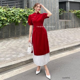 Set đầm tết 2023 nhung bigsize_saigon(60-90kg)