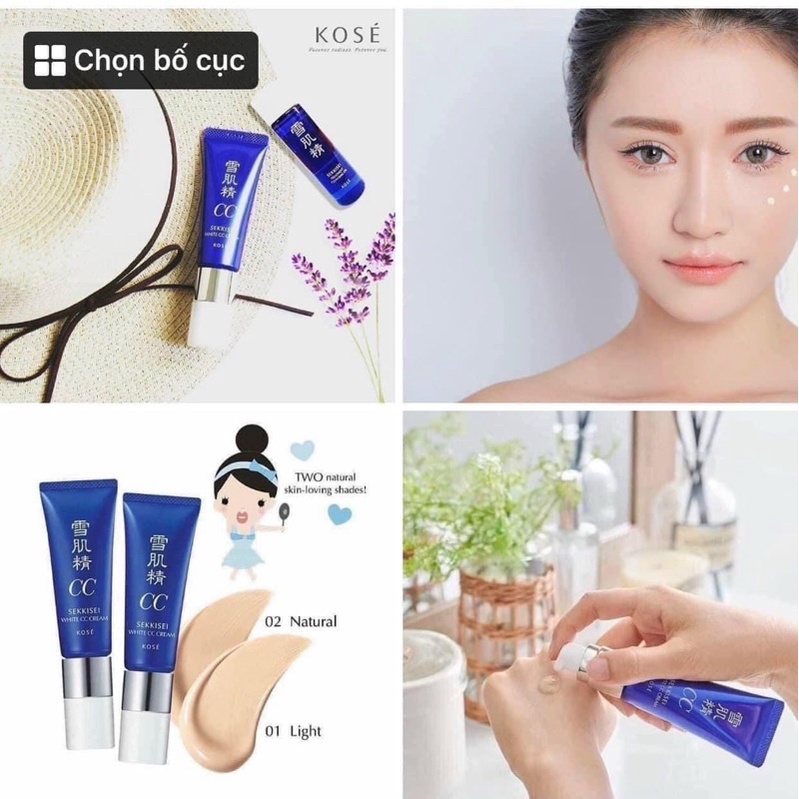 Kem nền CC Kose Sekkisei