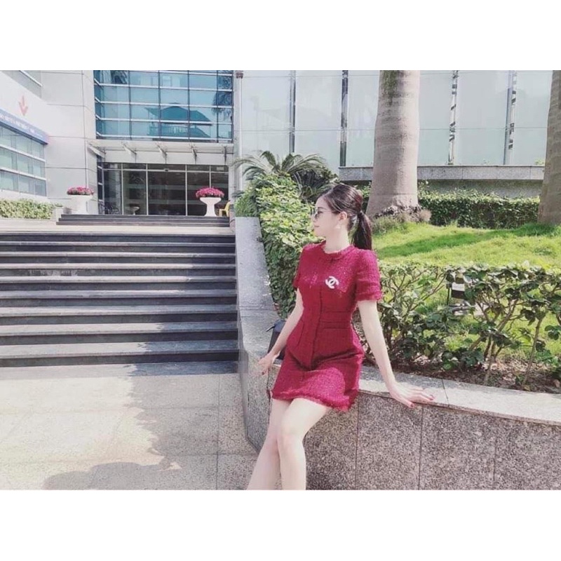 Đầm Thiết Kế Dạ Tweet LinhChi.House size L