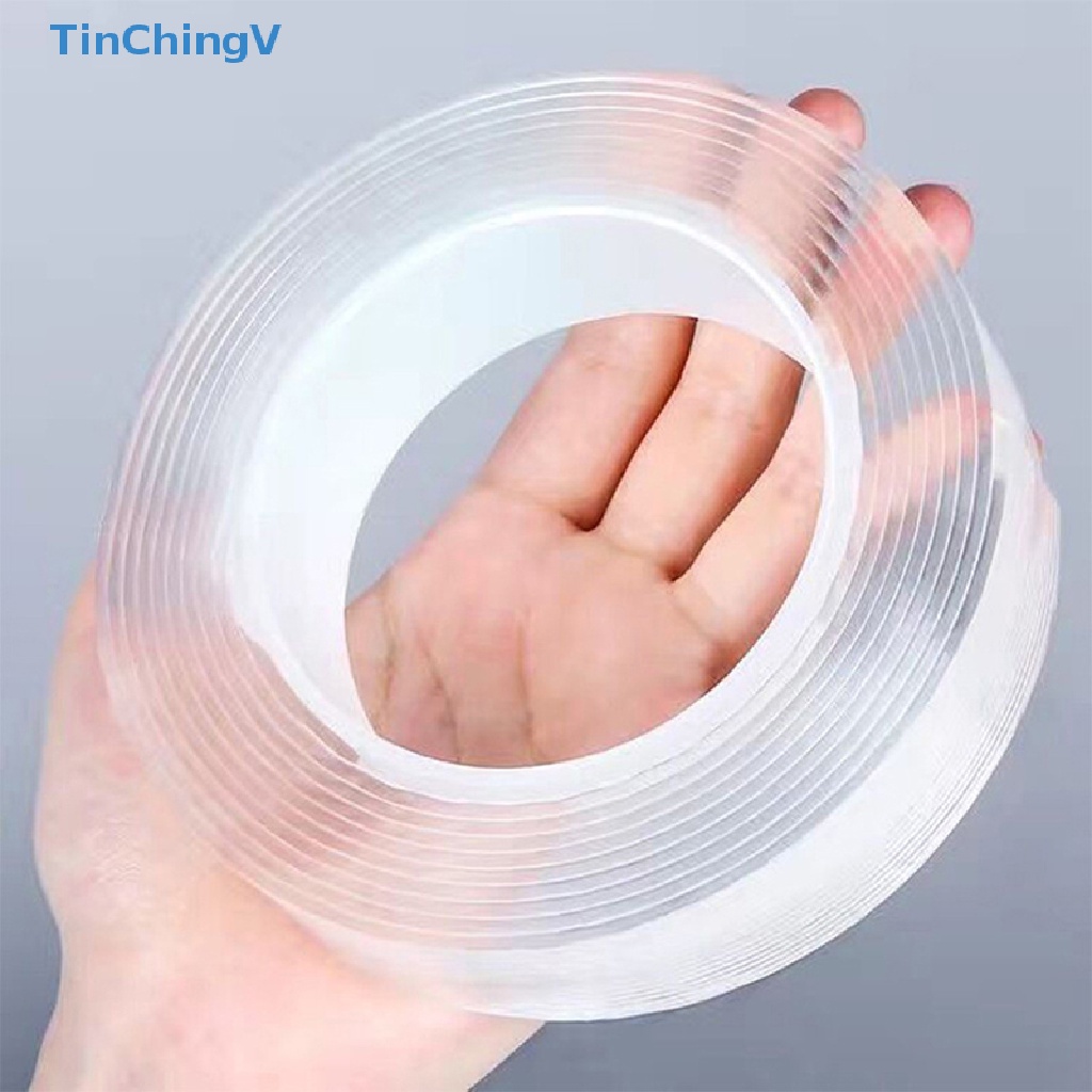 Băng Keo Hai Mặt Nano Trong Suốt Chống Nước 1 / 2 / 3 / 5M