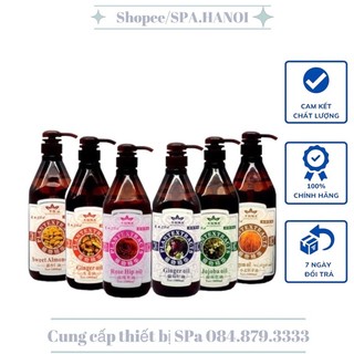 Dầu Massage Body cho Spa TMV Tự Nhiên 800ML Loại Cao Cấp