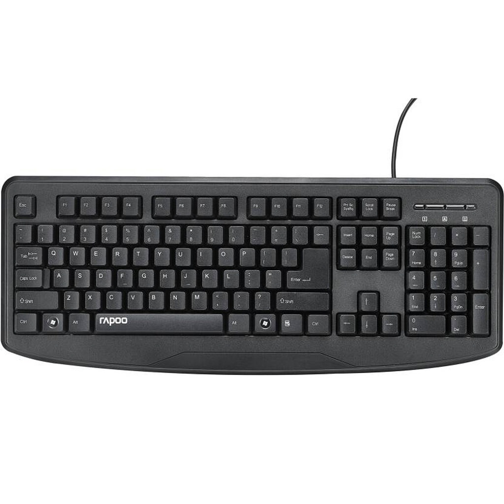 BÀN PHÍM USB RAPOO NK2500 KB-NK2500-BK ĐEN