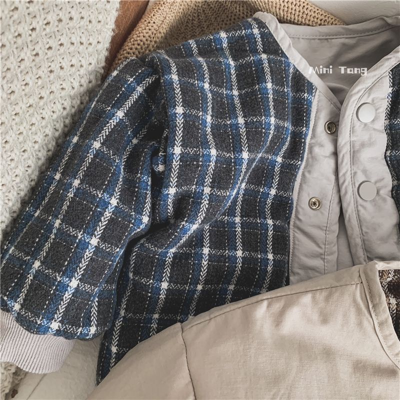 Áo Khoác Cotton Giữ Ấm Mùa Đông Phong Cách Hàn Quốc Cho Bé Trai