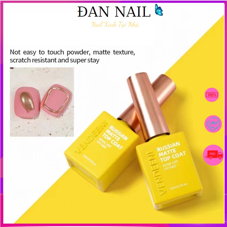 Top lì không lem Vendeeni 15ml chính hãng