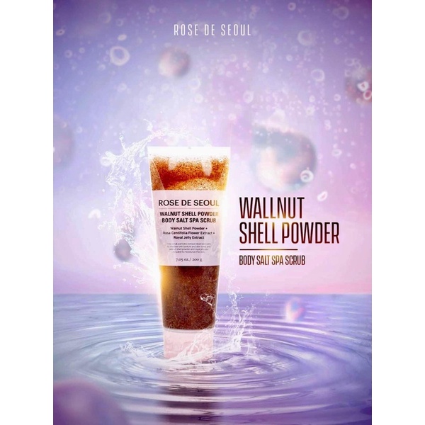 Sữa tắm Rose de seoul 200g hạn 2026 muối tắm tẩy da chết sạch sâu